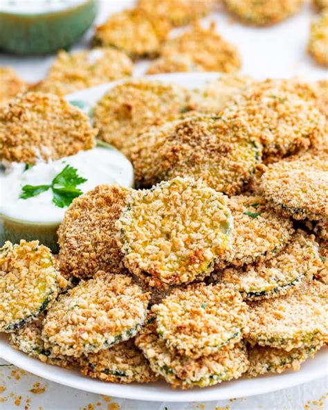 Baked Parmesan Zucchini Chips